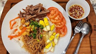 Cơm tấm Long Xuyên/Vietnamese fried rice Long Xuyen style