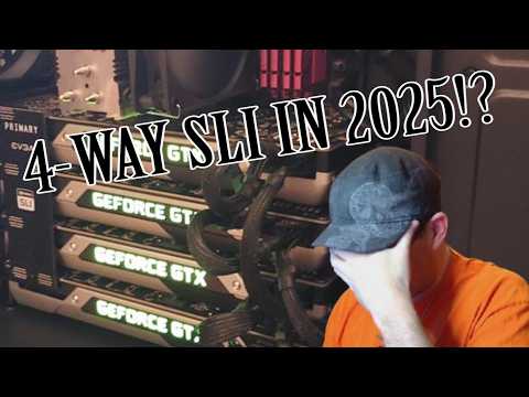 Building a 4-Way SLI, $5,000 Gaming Computer from 2016 in 2025?!