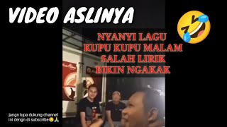 Download lagu Nyanyi Lagu Kupu Kupu Malam Salah Lirik Bikin Ngakak mp3