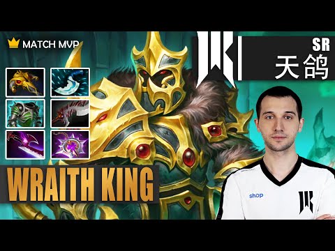 Wraith King Safelane | SR.Arteezy | 7.32E WRAITH KING HARD CARRY IS BACK | 7.32e Gameplay Highlights