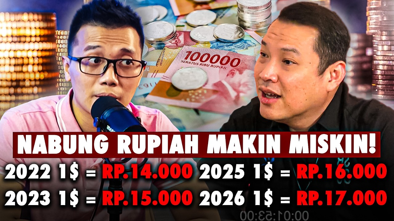 Fakta Pahit 2026: Rupiah Melemah, Emas Turun, Properti Stagnan. Orang Kaya Mutar Uang Kesini!