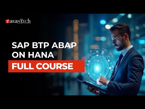 SAP BTP ABAP on HANA Full Course ZaranTech