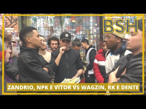 (PEGOU FOGO🔥) ZANDRIO, NPK E VITOR VS WAGZIN, RK E DENTE | SEMI | SÃO HELL - CANTOS DO RS