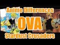 JoJo OVA & Manga Differences - Stardust Crusaders (1993/2000)