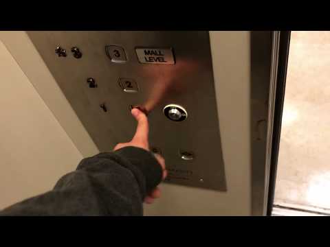 1965 Otis (Mod by ?) Traction NE Elevator at SFU W.A.C. Bennett Library in Burnaby BC