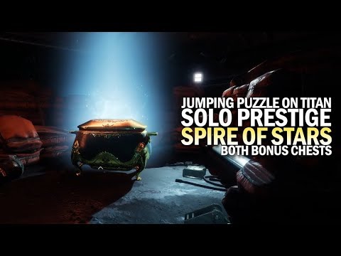 Solo Prestige Spire of Stars Raid Jumping Puzzle + Both Bonus Chests on Titan [Destiny 2]