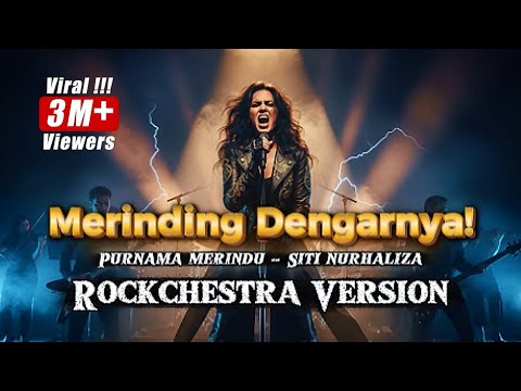 Bikin Merinding! Purnama Merindu - Siti Nurhaliza Rockchestra Version Cover by Idad Channel