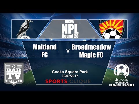 2017 Northern NSW NPL Round 20 Maitland v Broadmeadow Magic