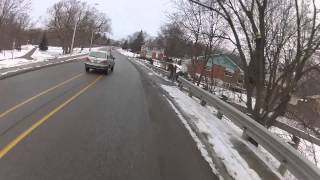 preview picture of video 'March 21 2013: Unsafe Pass In Brampton [BHRP 866]'