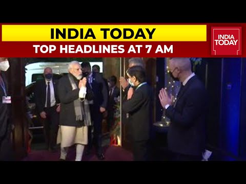 Top Headlines At 7 AM | PM Modi In Glasgow To Attend COP26 Summit | November 1, 2021