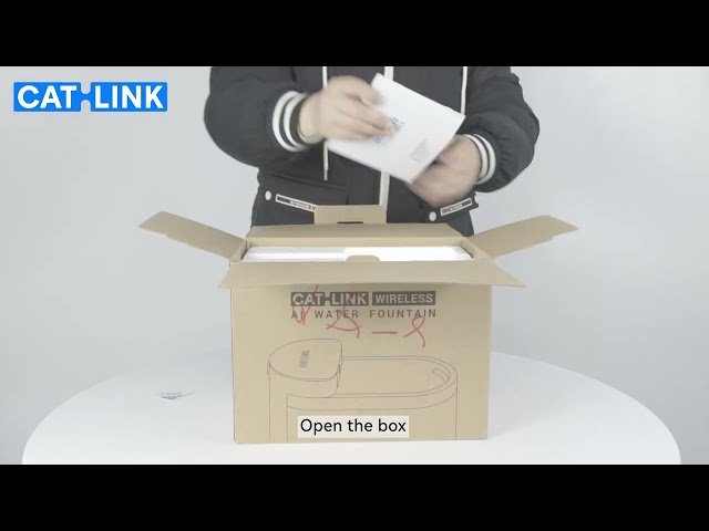 Unboxing CATLINK AI Wireless Water Fountain