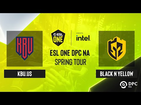 Dota2 - Black N Yellow vs KBU.US - Game 2 - ESL One DPC NA Spring