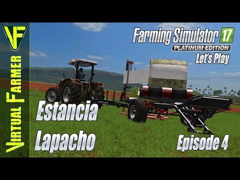 Estancia Lapacho, Episode 4: Wrapping up Bales | Let's Play Farming Simulator 17 Platinum Edition