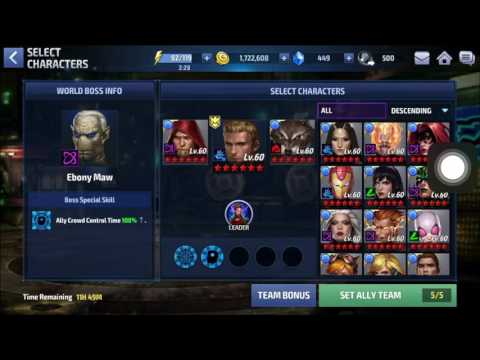 Thor vs Ebony Maw easy win