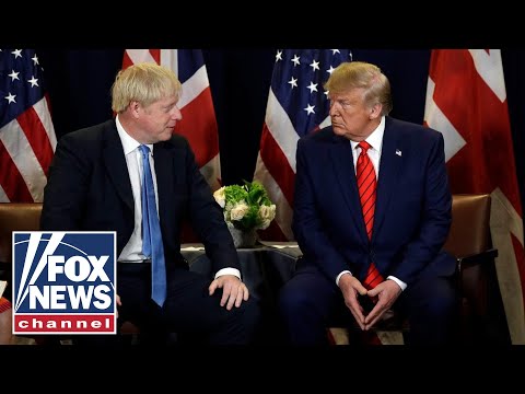 特朗普與英國首相鮑里斯-約翰遜在聯合國會面 (Trump, British PM Boris Johnson meet at the United Nations)