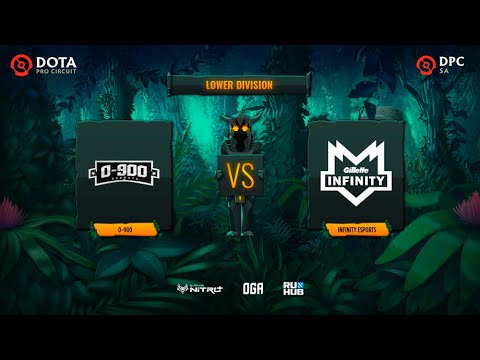 0-900 vs Infinity Esports, Dota Pro Circuit 2021: S1 - SA, bo3, game 1 [Maelstorm & Lazar]