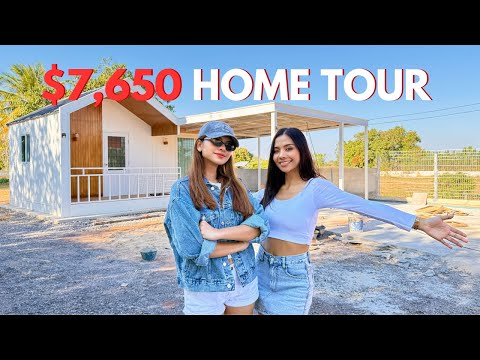 Besichtigung des 7.650-Dollar-Hauses meiner Familie in Isan – erschwingliches Wohnen im ländliche...