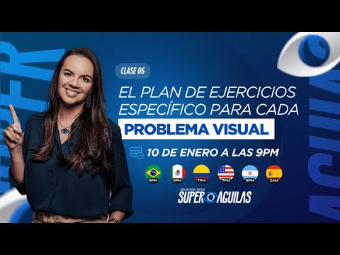Clase 6 - El plan de EJERCICIOS específico para cada PROBLEMA VISUAL