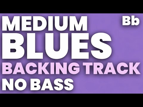 Blues in Bb Backing Track 120 bpm - NO BASS