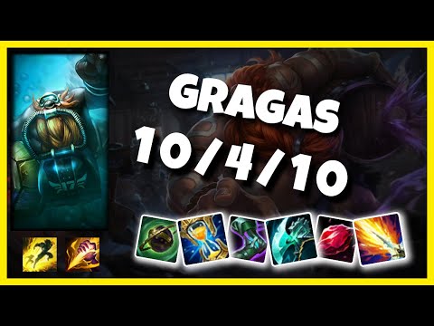 Gragas vs Volibear BR Challenger JUNGLE (10/4/10) - v10.25