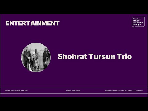 Boomtown! GWS Project of the Year Awards Gala Dinner 2023: Entertainment | Shohrat Tursun Trio