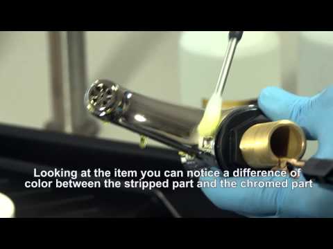 How To Strip Chrome Luxury Items | How To Gold Plate Luxury Items using Goldgenie products