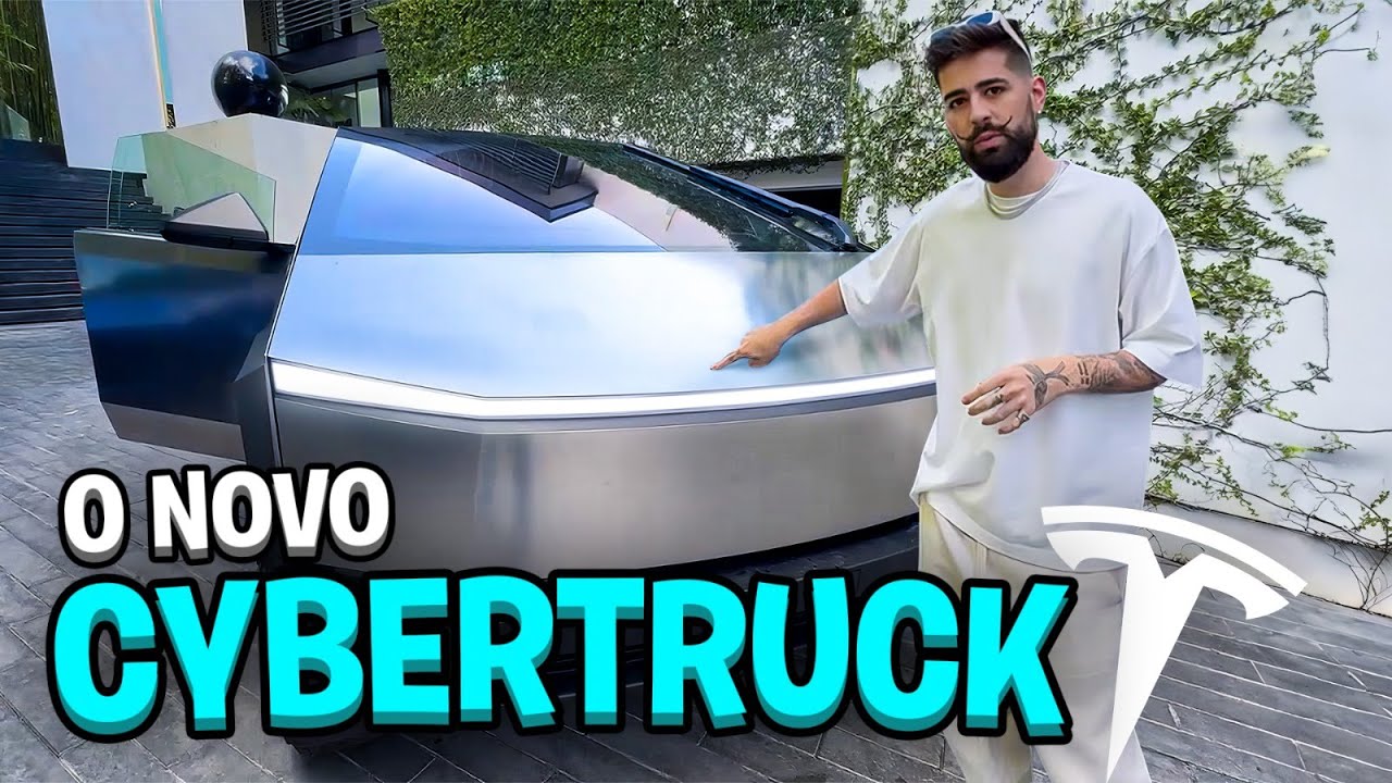 MOSTREI O NOVO CARRO DA TESLA: CYBERTRUCK! - RUYTER