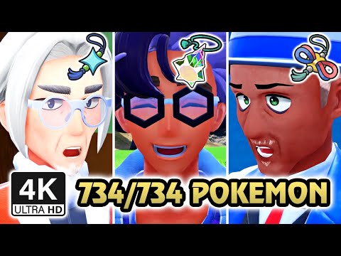 Pokémon Scarlet & Violet (Switch 2) 100% Pokédex Completion Rewards (4K60FPS)