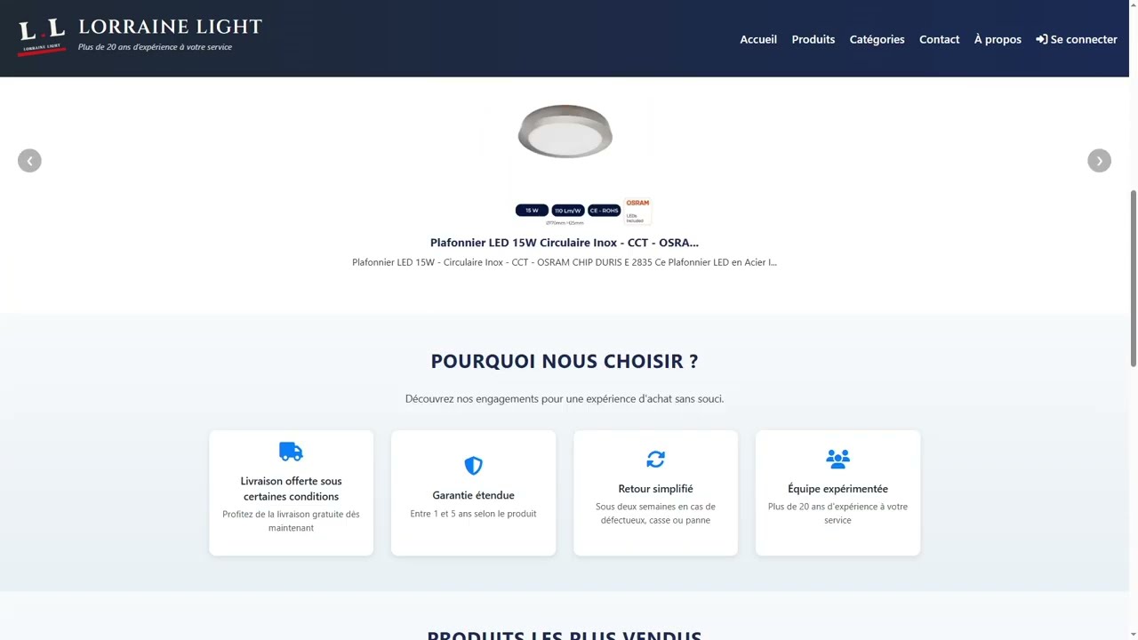 Aperçu vidéo Lorraine Light