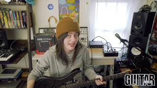 Video thumbnail for Sarah Longfield takes the feature-rich Axe I/O Solo guitar interface for a home-studio spin by Guitar World