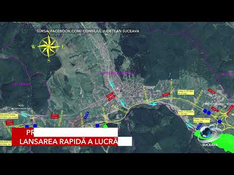 Viaduct uriaș de 5 kilometri pentru centura Gura Humorului