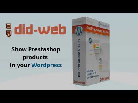 Did Prestashop Display - Plugin for Wordpress