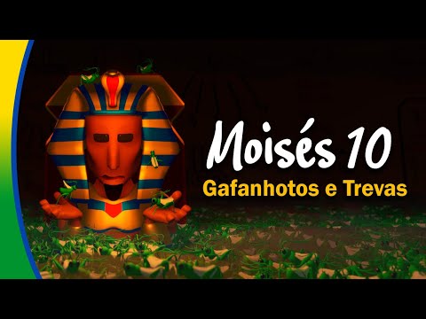 MOISÉS 10: Gafanhotos e Trevas 🦗 Bibtoons BRA! Histórias Bíblicas Animadas em Português