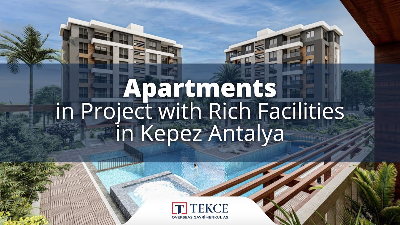 Luxueux Appartements Vue Panoramique Ville à Antalya Kepez