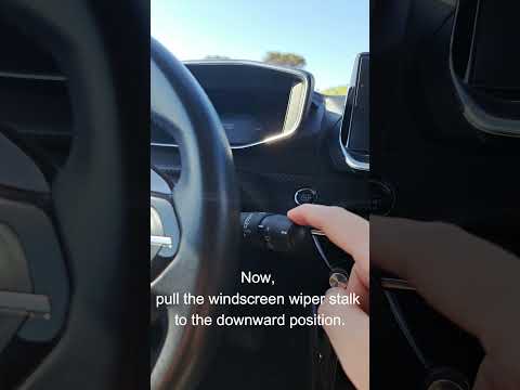 Do you know how to lift up your windshield wipers? (Peugeot models)