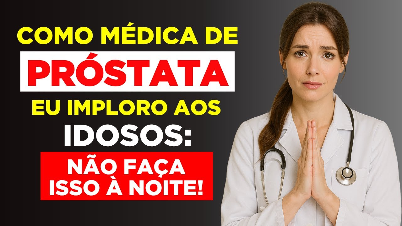 DOCTOR REVEALS: This common habit is INCREASING the Prostate of Elderly People!