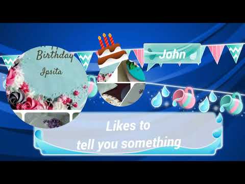 Ipsita happy birth day video new(2)