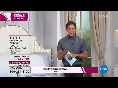 HSN | Concierge Collection Bedding 09.17.2018 - 11 AM