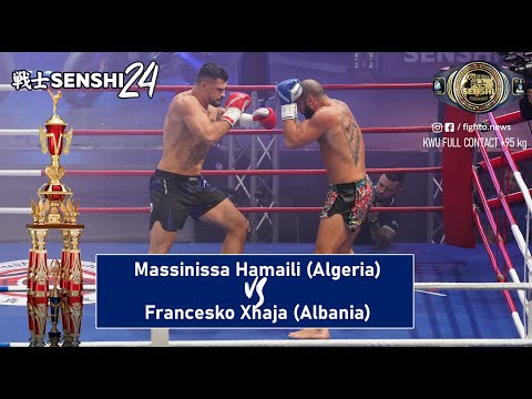 SENSHI 24: +95 kg, Massinissa Hamaili (Algeria) vs Francesko Xhaja (Albania) | KWU FULL CONTACT