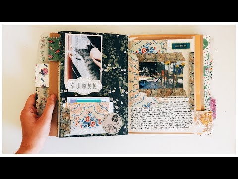 junk journal with me  process video ideas tips