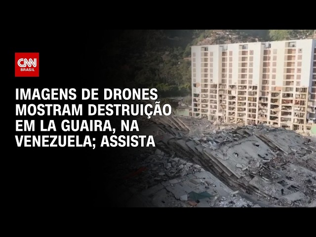 Terremotos na Venezuela: Imagens de drones mostram destruição em La Guaira | CNN BRASIL