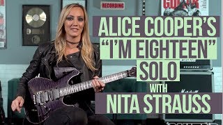 Alice Cooper's "I'm Eighteen" Solo with Nita Strauss