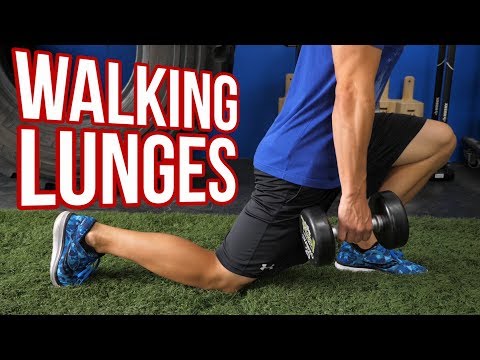Walking Lunges with Dumbbells - Which STRIDE Length is Best?