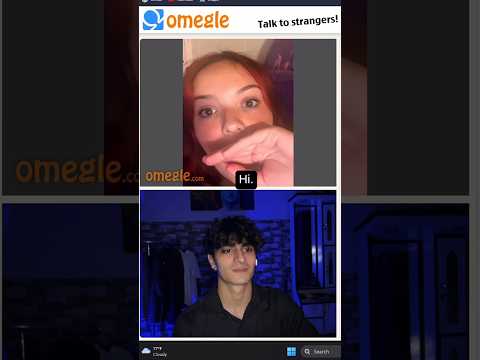 Omegle reaction 🫢 #omegle #shorts #youtubeshorts