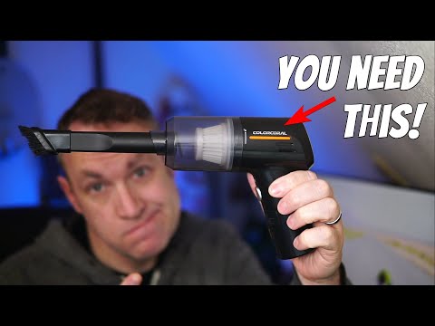 Everyone needs this mini vacuum cleaner! Perfect for dusting and cleaning keyboards.