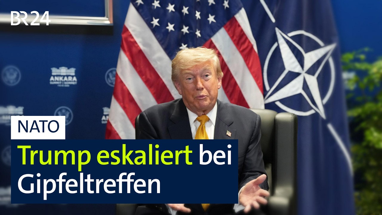 NATO: Trump eskaliert bei Gipfeltreffen | BR24