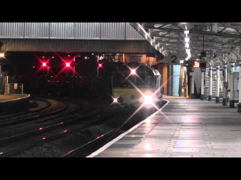 (HD) EWS's 66068 Blasts Out Of Newport On Full Power Working 6M76 Margam - Dee Marsh Steels