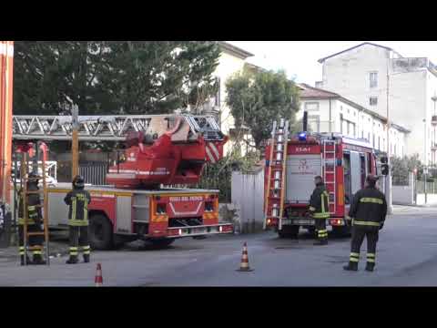 2019-12-26 PRATO - INCENDIO IN RISTORANTE, CROLLO PARZIALE DEL TETTO