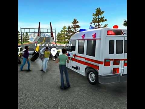 Accident on the Road, Ambulance Arrived in Car Simulator 2 #carsimulator2 #trending #shorts #short