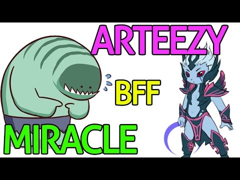 Miracle- Tidehunter & Arteezy Vengeful Spirit - Dota 2 - Best Friends Forever